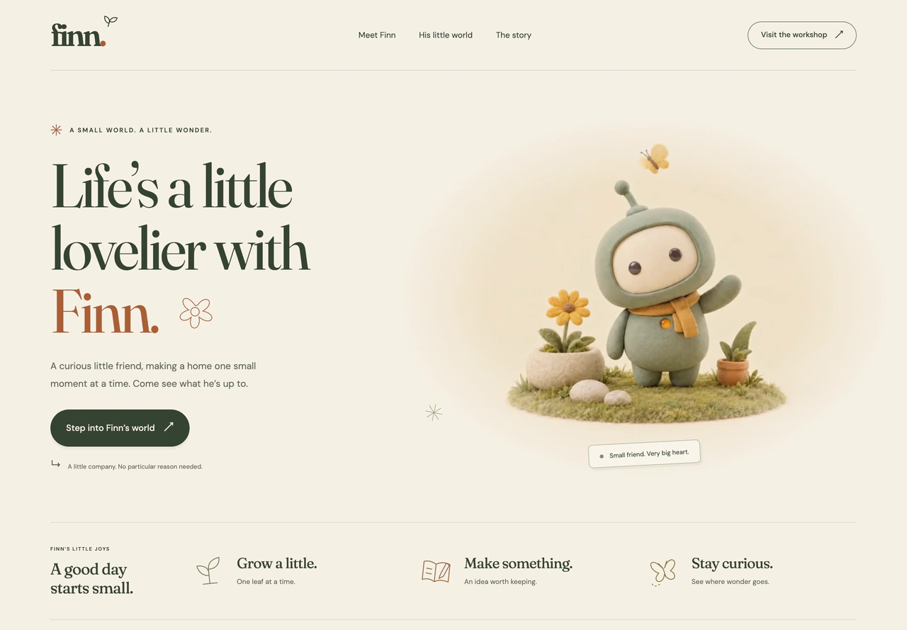 FINN Workshop product interface